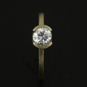 half carat diamond engagement ring old european cut